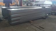 Frame for machine tools, S355 steel with stabilisation hardening. Dimensions 3mX0, 5mX0, 5m weight 3T