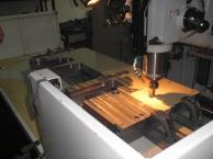 Precision press flank, machined digitally